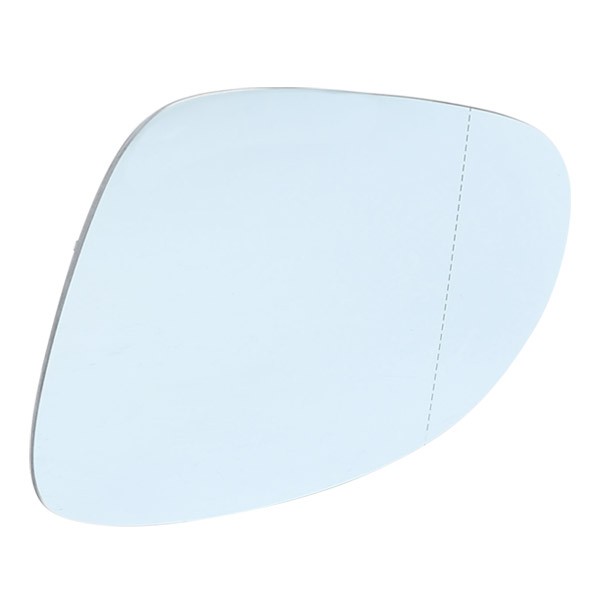 Spiegelglas Außenspiegel für VW Golf 5 Variant blau beheizt links