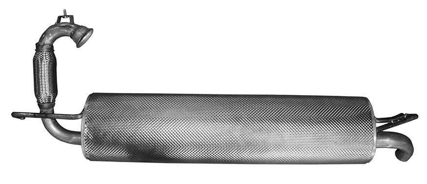 VEGAZ Endschalldämpfer RENAULT Twingo 3 SMART ForFour ForTwo (453) 1.0  60/71 PS