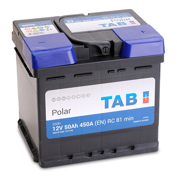 246050 TAB 079SE Polar en Batterie 12V 50Ah 450A B13 Bleiakkumulator