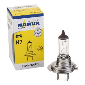 48329 NARVA Long Life H7 Glühlampe, Fernscheinwerfer H7 12V 55W PX26d  Halogen H7 ❱❱❱ Preis und Erfahrungen