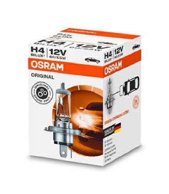 64193 OSRAM ORIGINAL LINE H4 12V 60/55W 3200K Halogène Ampoule, projecteur  longue portée