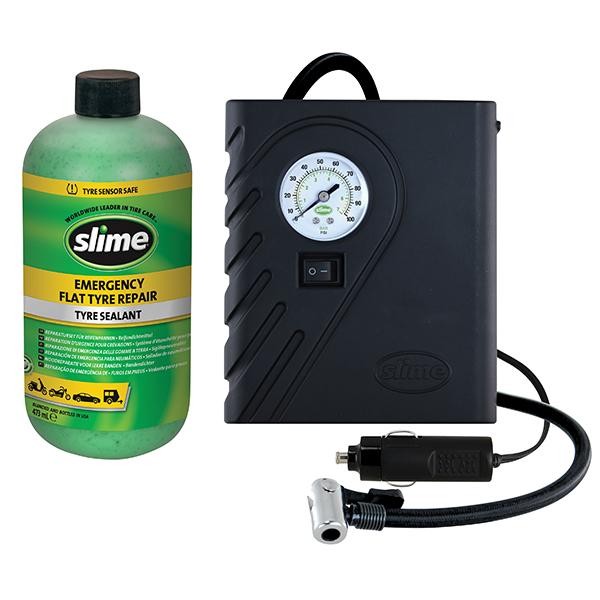 50050 Slime Kit anti-crevaison 473ml, Repair time: 15 min, Inflate