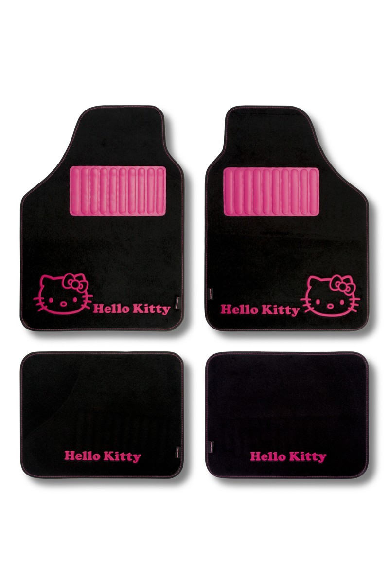 KIT3013 HELLO KITTY Ensemble de tapis de sol Polyester, avant et arrière,  noir, Adaptation universelle KIT3013 ❱❱❱ prix et expérience