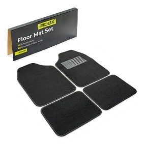 Fußmatten für Auto Kompatibel Mit Multipla Geformte Gummi Vorne