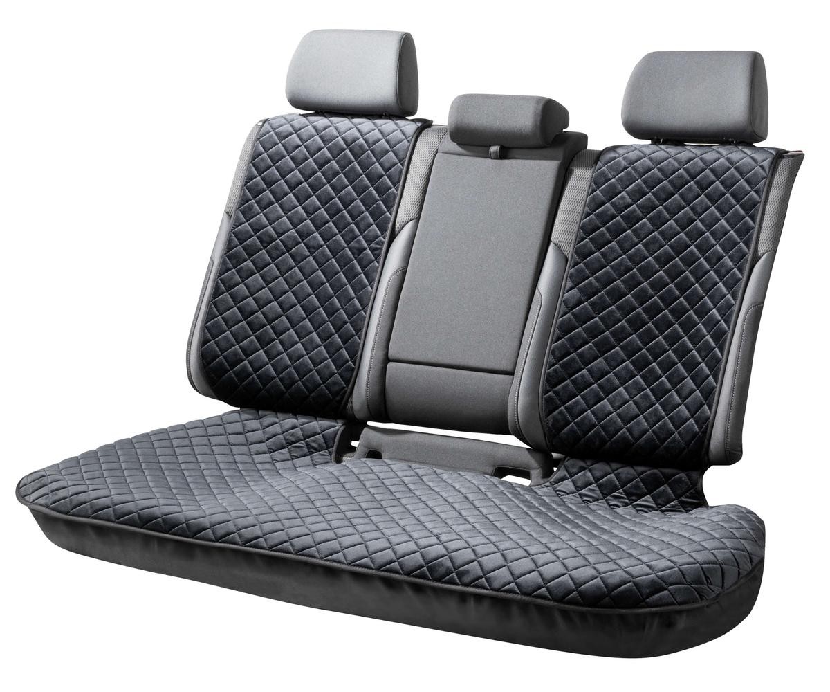 13959 WALSER Comfortline Luxor Housse de siège noir, Polyester, Coton,  arrière 13959 ❱❱❱ prix et expérience