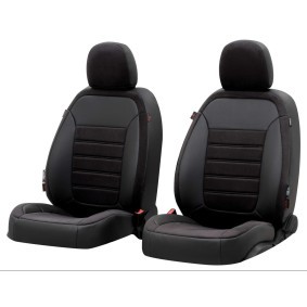 FUK10400 CORONA MILAN Autositzbezug schwarz, Polyester, vorne und hinten  FUK10400 ❱❱❱ Preis und Erfahrungen