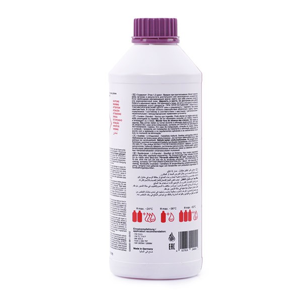 19400 FEBI BILSTEIN Kühlmittel G12+ violett, lila, -38(50/50) ASTM D3306,  DEXCOOL ❱❱❱ Preis und Erfahrungen