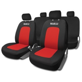 Auto Sitzbezüge Sitzauflage für Seat Ateca Arona Tarraco Schwarz Rot P