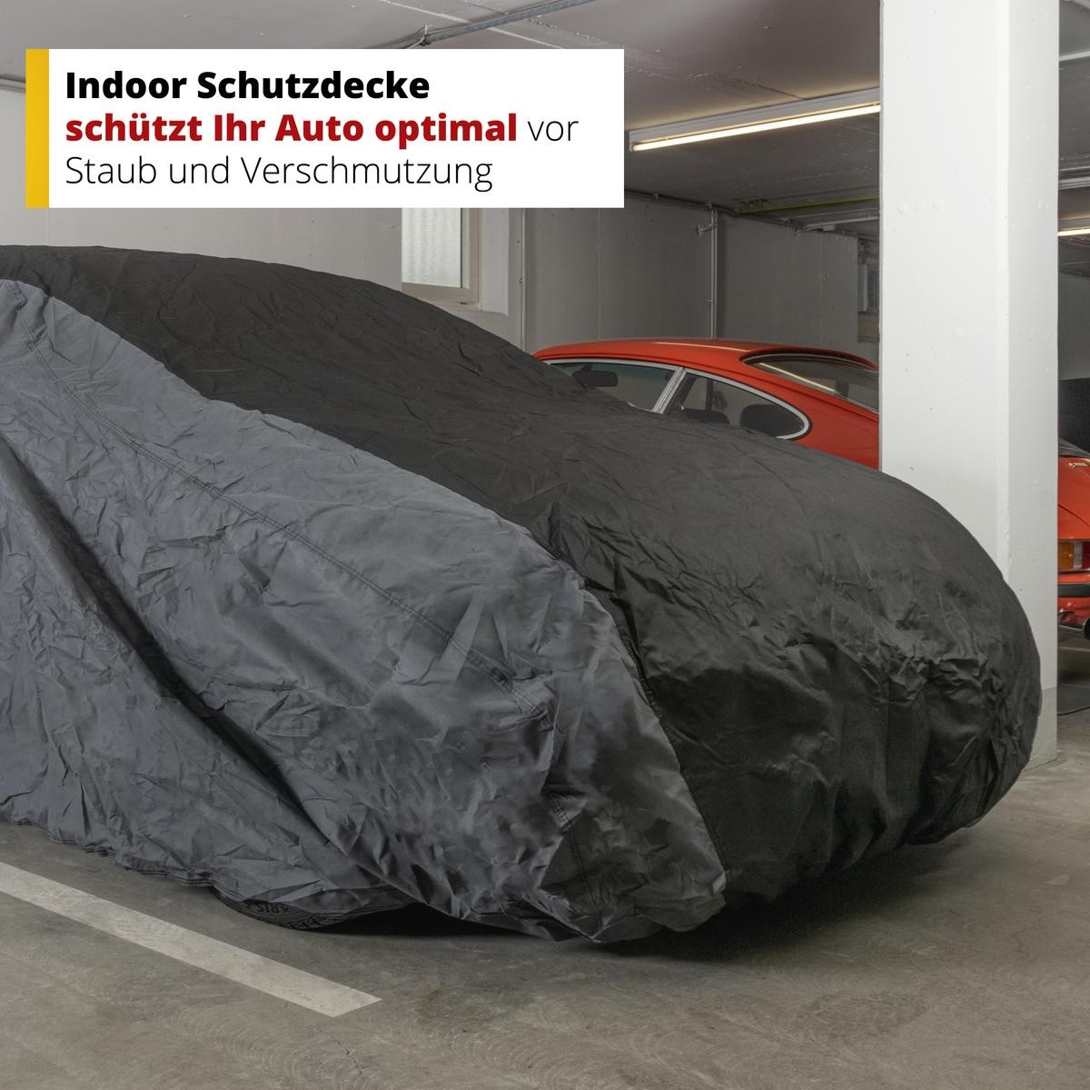 30881 WALSER Kombi M Autoabdeckung 185x440 cm, schwarz/grau 30881 ❱❱❱ Preis  und Erfahrungen