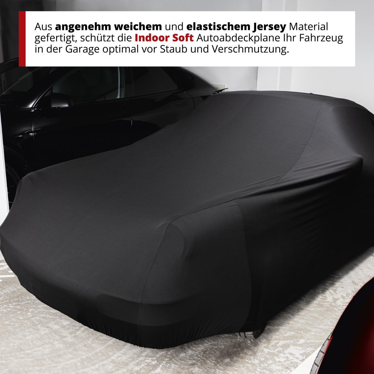 Black Breathable Full Car Cover for a Vauxhall Corsa C - Indoors & Outdoors