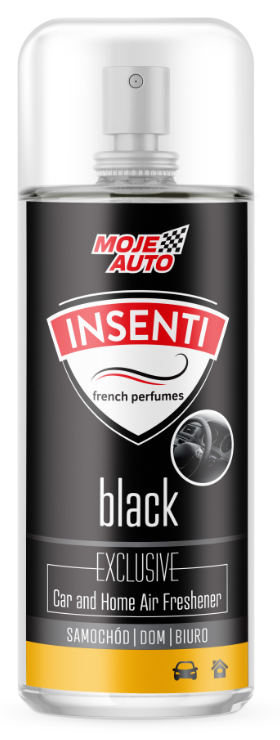 15-175 MOJE AUTO Insenti Spray Désodorisant black, aérosol