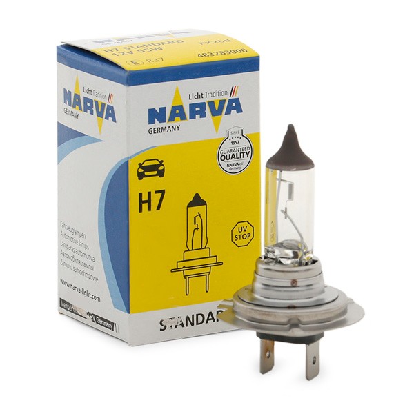 Narva SCHEINW.LAMPE H7 12V 55W +50% LICHT/PX26D/POWERLI.