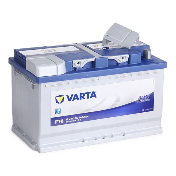 5804000743132 VARTA BLUE dynamic F16 F16 Batterie 12V 80Ah 740A B13 L4  Bleiakkumulator F16, 580400074 ❱❱❱ Preis und Erfahrungen