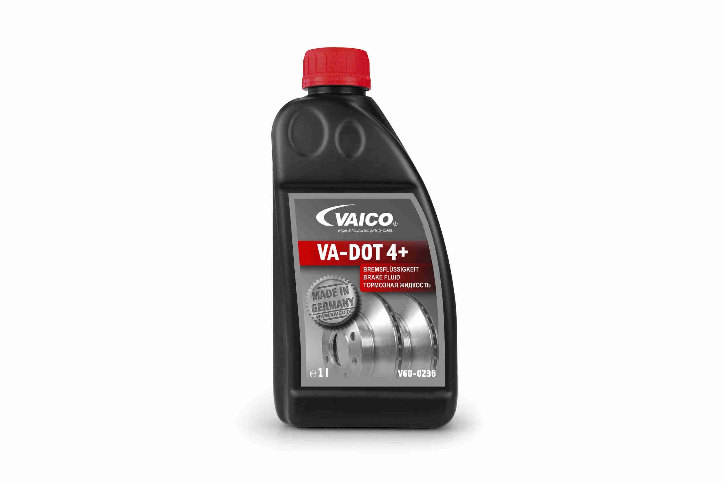 V60-0236 VAICO DOT 4 Bremsflüssigkeit DOT 4+, Inhalt: 1l, Q+