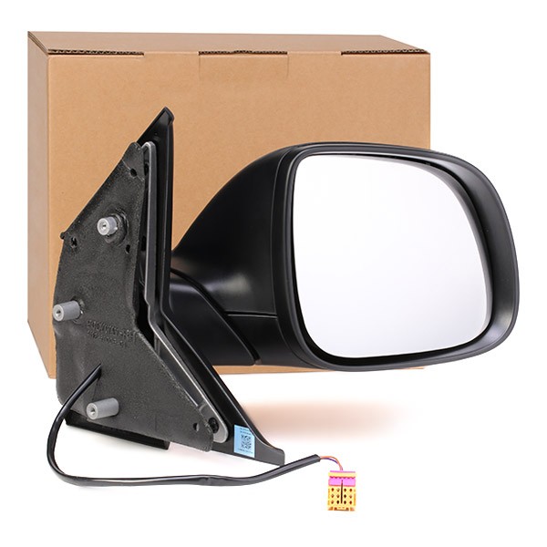 5790806 VAN WEZEL Außenspiegel rechts, schwarz, Komplettspiegel, konvex,  für elektr.Spiegelverstellung, beheizbar, ohne Antenne 5790806 ❱❱❱ Preis  und Erfahrungen