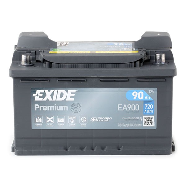 EA900 EXIDE PREMIUM 115TE Batterie 12V 90Ah 720A B13 L4 Batterie au plomb  115TE, 58042GUG ❱❱❱ prix et expérience