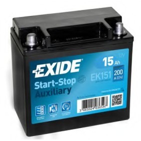 EK151 EXIDE Start-Stop EK151 (EK151) Batterie 12V 15Ah 200A B0 C56 EFB- Batterie EK151 (EK151), BU-15 ❱❱❱ Preis und Erfahrungen
