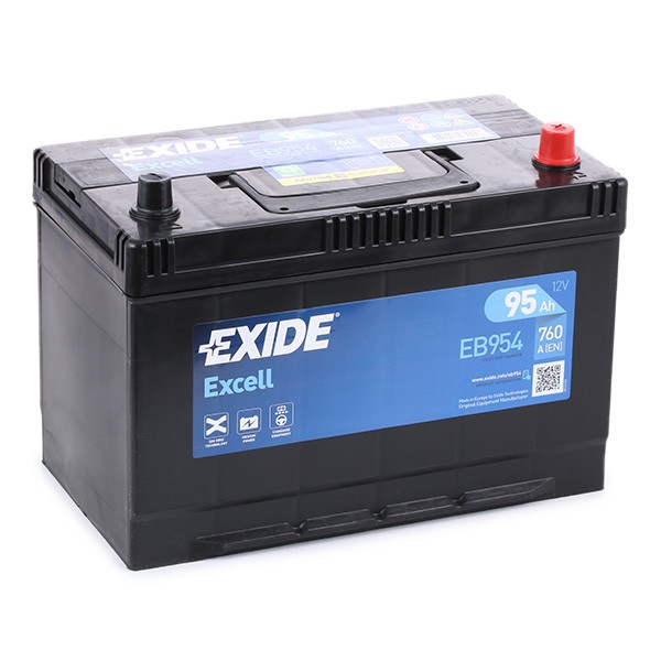 EB954 EXIDE EXCELL 249SE Batterie 12V 95Ah 760A Korean B1 D31