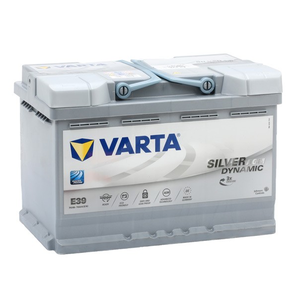 570901076D852 VARTA SILVER dynamic E39 E39 Starter Battery 12V 70Ah 760A  B13 L3 AGM Battery E39, 570901076 ❱❱❱ price and experience