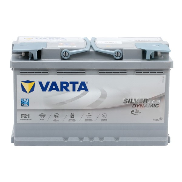 580901080D852 VARTA SILVER dynamic F21 F21 Batterie 12V 80Ah 800A B13 L4  AGM-Batterie F21, 580901080 ❱❱❱ Preis und Erfahrungen