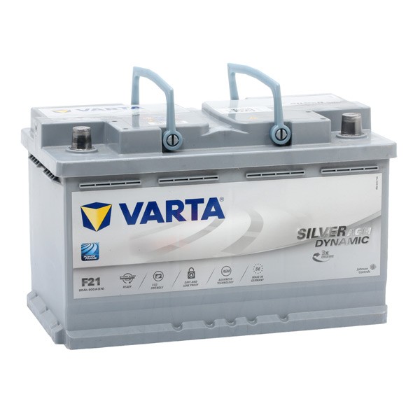 580901080D852 VARTA SILVER dynamic F21 F21 Batterie 12V 80Ah 800A B13 L4 AGM-Batterie  F21, 580901080 ❱❱❱ Preis und Erfahrungen