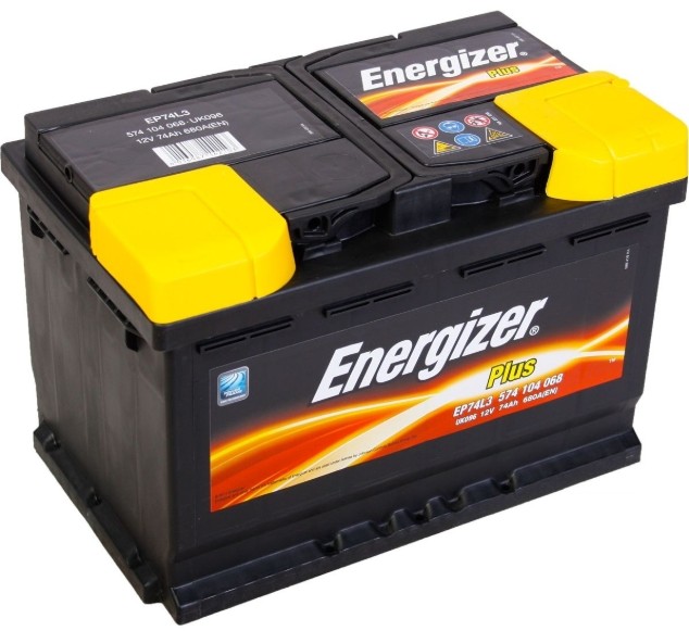 Batterie de voiture 74Ah/680A ENERGIZER EP74L3
