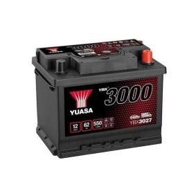 YBX3027 YUASA YBX3000 Batterie 12V 62Ah 550A L2 avec poignets, avec témoin  de niveau de charge, Batterie au plomb YBX3027 prix et expérience