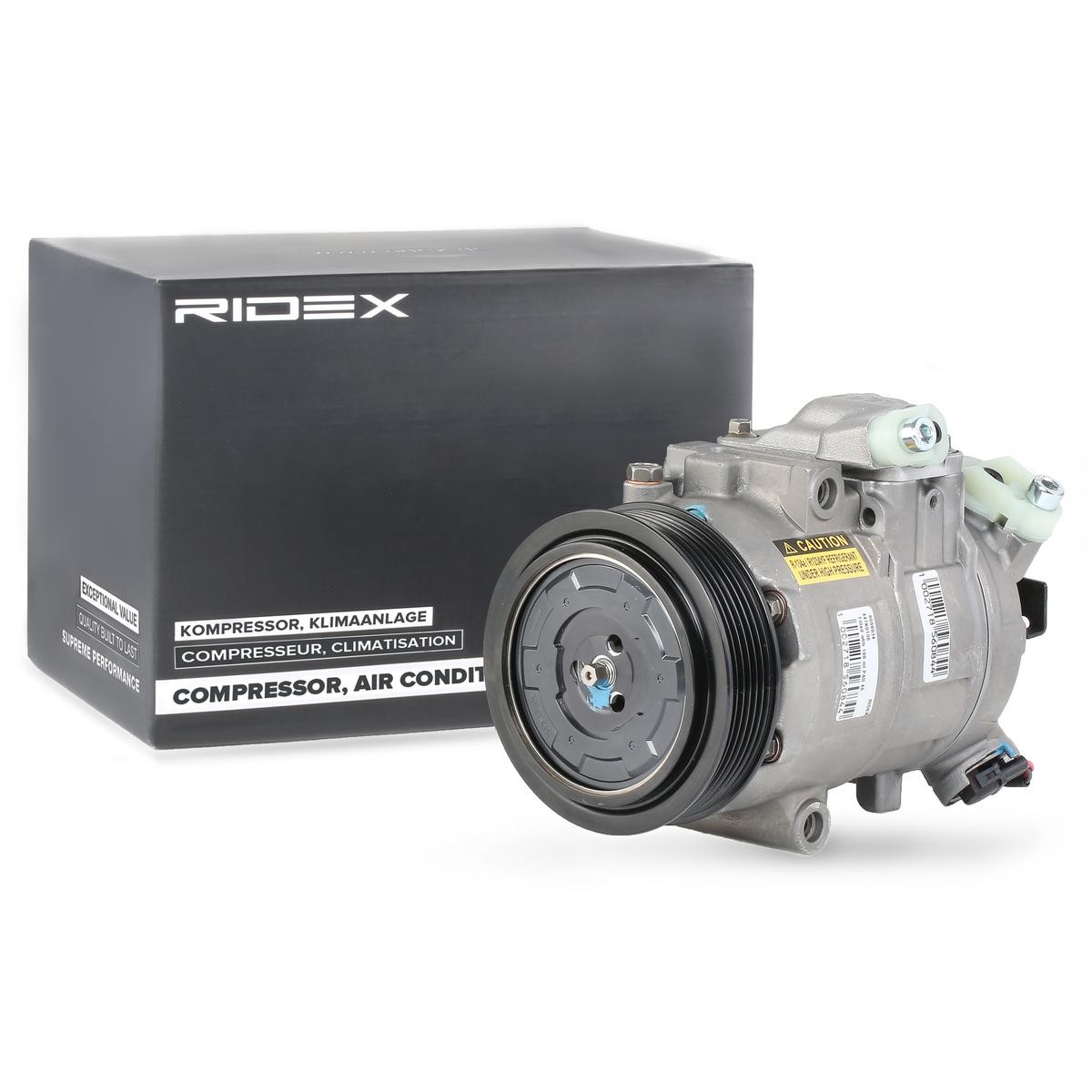 RIDEX 447K0119 Compresseur de climatisation PXE16, PAG 46, R 134a, avec  huile compresseur-PAG 447K0119