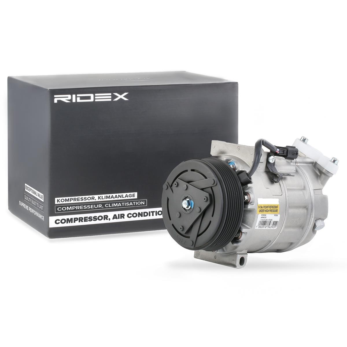 447K0067 RIDEX Klimakompressor PAG 46, R 134a, mit Dichtungen 447K0067 ❱❱❱  Preis und Erfahrungen