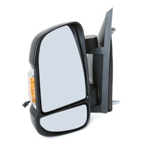 50O0108 RIDEX Außenspiegel links, elektrisch, beheizt, Komplettspiegel, mit  Weitwinkelspiegel, kurzer Spiegelarm, konvex, für Linkslenker 50O0108 ❱❱❱  Preis und Erfahrungen