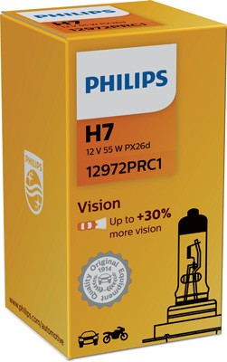 Ampoule, projecteur longue portée PHILIPS 1 ✕ H7 RacingVision - 12972RVB1  au meilleur prix - Oscaro