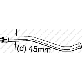 Reparaturrohr, Katalysator 1J1 253 058 NX