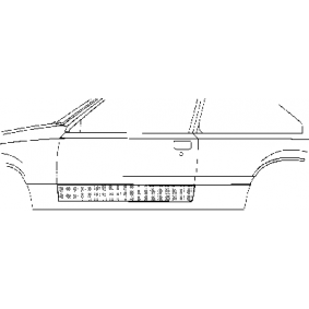 Door, body TRANSIT Box (FA_ _) 2.0DI (FAE_, FAF_, FAG_) for F3FA engine code
