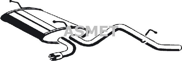 Endschalldämpfer ASMET 24.080