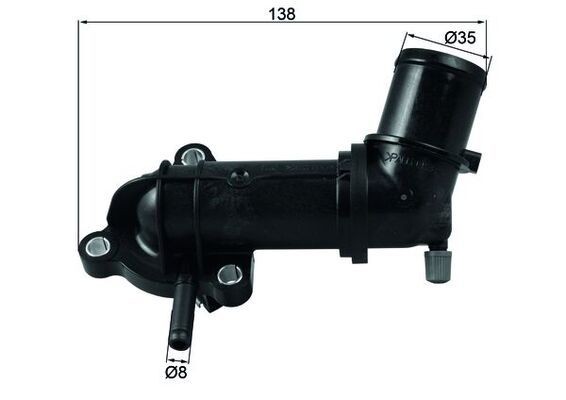 Termostat, żrodek chłodzący MAHLE ORIGINAL TI 245 88-Zdjęcie-0