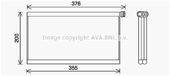 Förångare till AC PRASCO SCV061