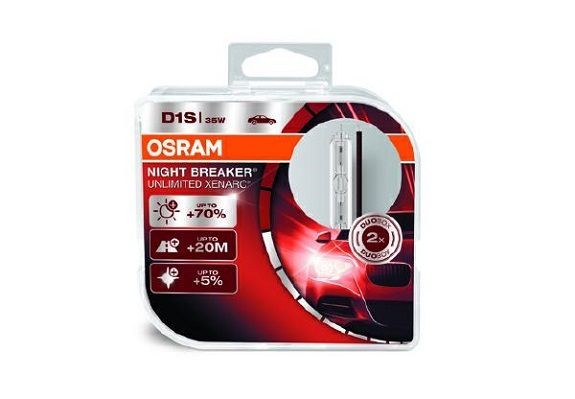 OSRAM XENARC NIGHT BREAKER UNLIMITED 66140XNB-HCB Glühlampe, Fernscheinwerfer