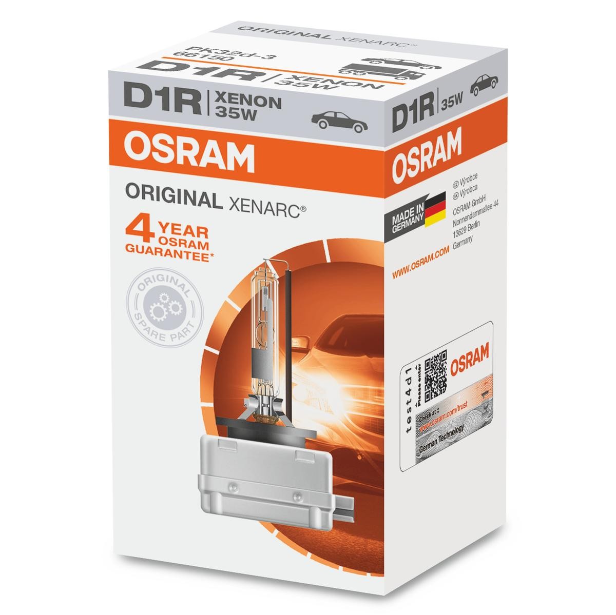 OSRAM XENARC ORIGINAL 66150 Glühlampe, Fernscheinwerfer