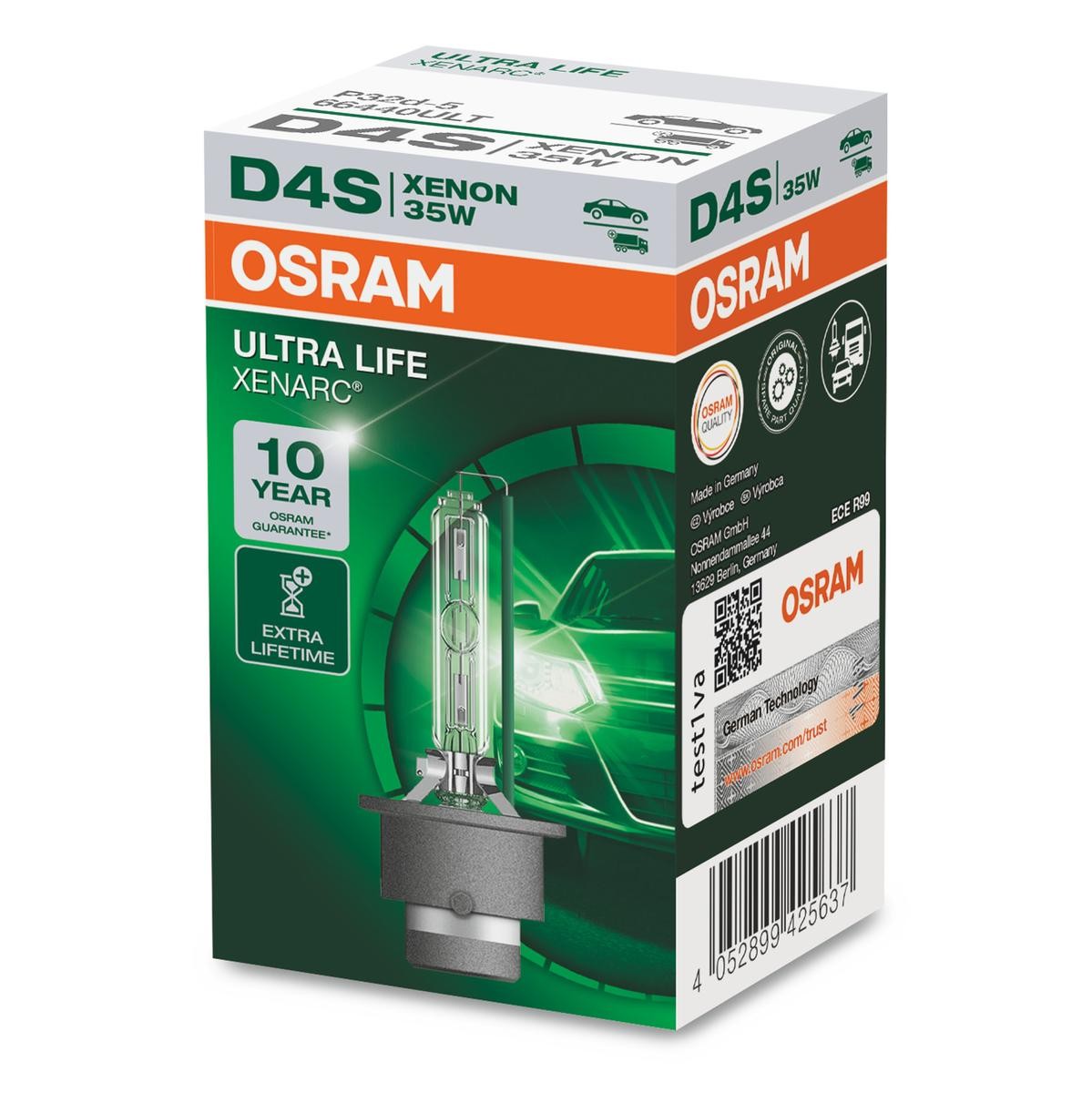 Glühlampe, Fernscheinwerfer 66440ULT OSRAM D4S in Original Qualität