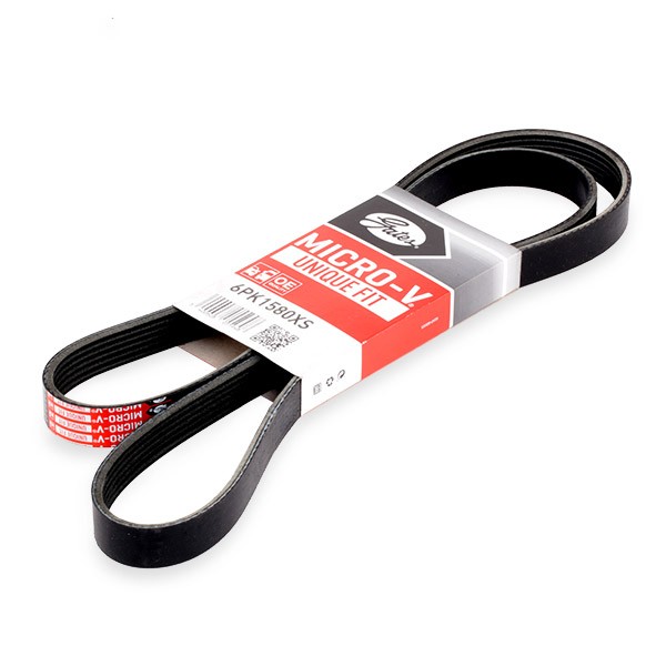 GATES Multirem G-Force™ C12™ CVT Belt 6PK1580XS Flerspårsrem,Drivrem AUDI,SEAT,A4 Avant (8K5, B8),A6 Avant (4F5, C6),Q5 (8RB),A4 Limousine (8K2, B8)