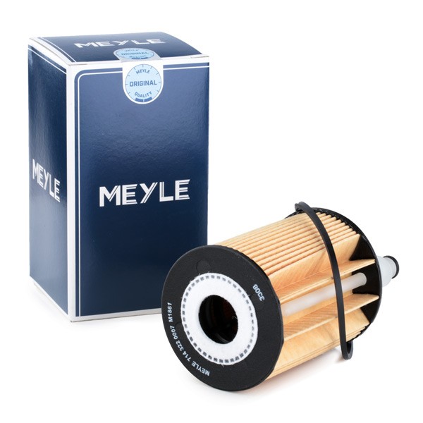 MEYLE Oljefilter ORIGINAL Quality 714 322 0007 Motoroljefilter FORD,FIAT,PEUGEOT,Fiesta Mk6 Schrägheck (JA8, JR8)