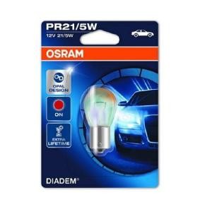 OSRAM Autolampe PR21/5W 21 Watt DIADEM 7808LDR 21W 5W Birne Bremslicht BAW15d 