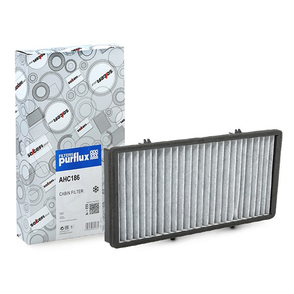 PURFLUX Kupéfilter aktivtkolfilter AHC186 Filter, kupéventilation,Pollenfilter OPEL,RENAULT,NISSAN,Vivaro A Kastenwagen (X83),Vivaro A Combi (X83)