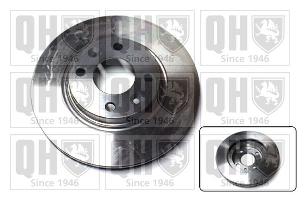 QUINTON HAZELL  BDC6025 Disco freno Spessore disco freno: 22mm, N° fori: 4, Ø: 258mm, Ø: 258mm