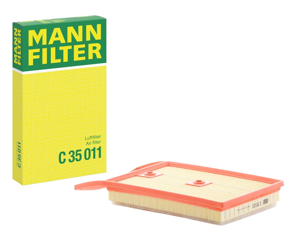 MANN-FILTER Filtro aria Cartuccia filtro C 35 011 Filtro dell'aria,Filtro aria motore VW,AUDI,SKODA,Polo Schrägheck (6R1, 6C1),A1 Sportback (8XA, 8XF)