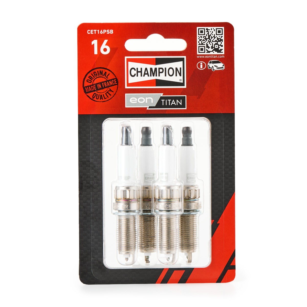 CHAMPION Tändstift Ti Poly-V CET16PSB  PEUGEOT,CITROËN,MINI,207 (WA_, WC_),207 CC (WD_),208 I Schrägheck (CA_, CC_),308 SW I (4E_, 4H_),PARTNER Tepee