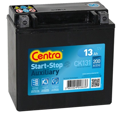 CK131 CENTRA Start-Stop Auxiliary Batterie 12V 13Ah 200A B0 C56 EFB-Batterie  CK131 ❱❱❱ Preis und Erfahrungen