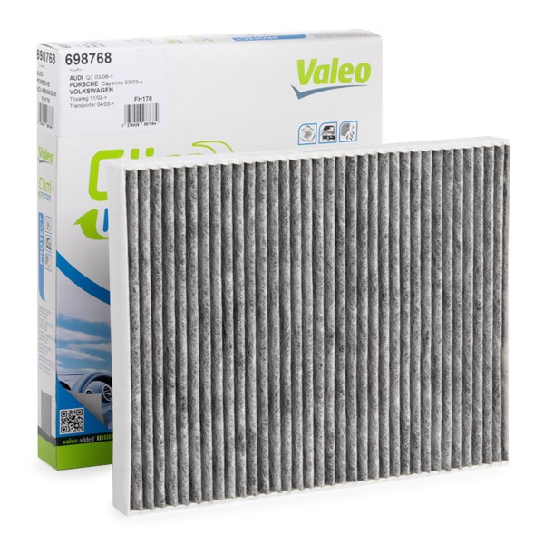 VALEO Filtro abitacolo Filtro al carbone attivo 698768 Filtro, aria abitacolo,Filtro antipolline VW,AUDI,OPEL