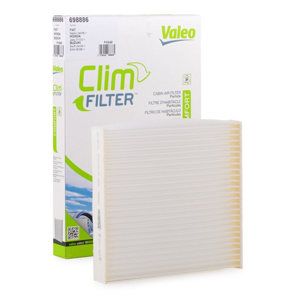 Image of VALEO Filtro abitacolo Filtro particellare 698886 Filtro, aria abitacolo,Filtro antipolline FIAT,TOYOTA,HONDA,Sedici (FY_),GT 86 Coupe (ZN6_)