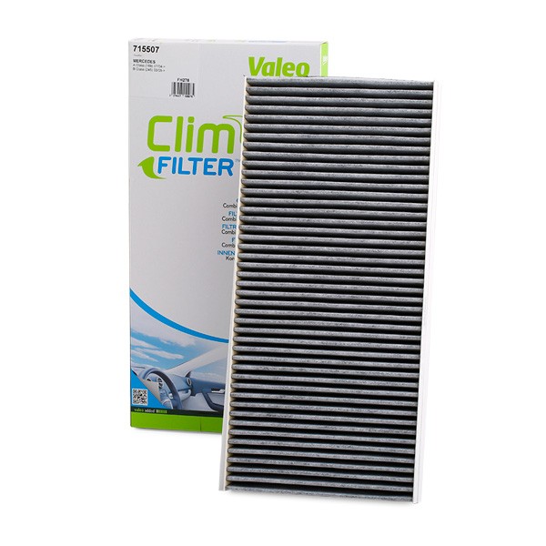 VALEO Filtro abitacolo Filtro al carbone attivo 715507 Filtro, aria abitacolo,Filtro antipolline MERCEDES-BENZ,B-Klasse (W245),A-Klasse (W169)